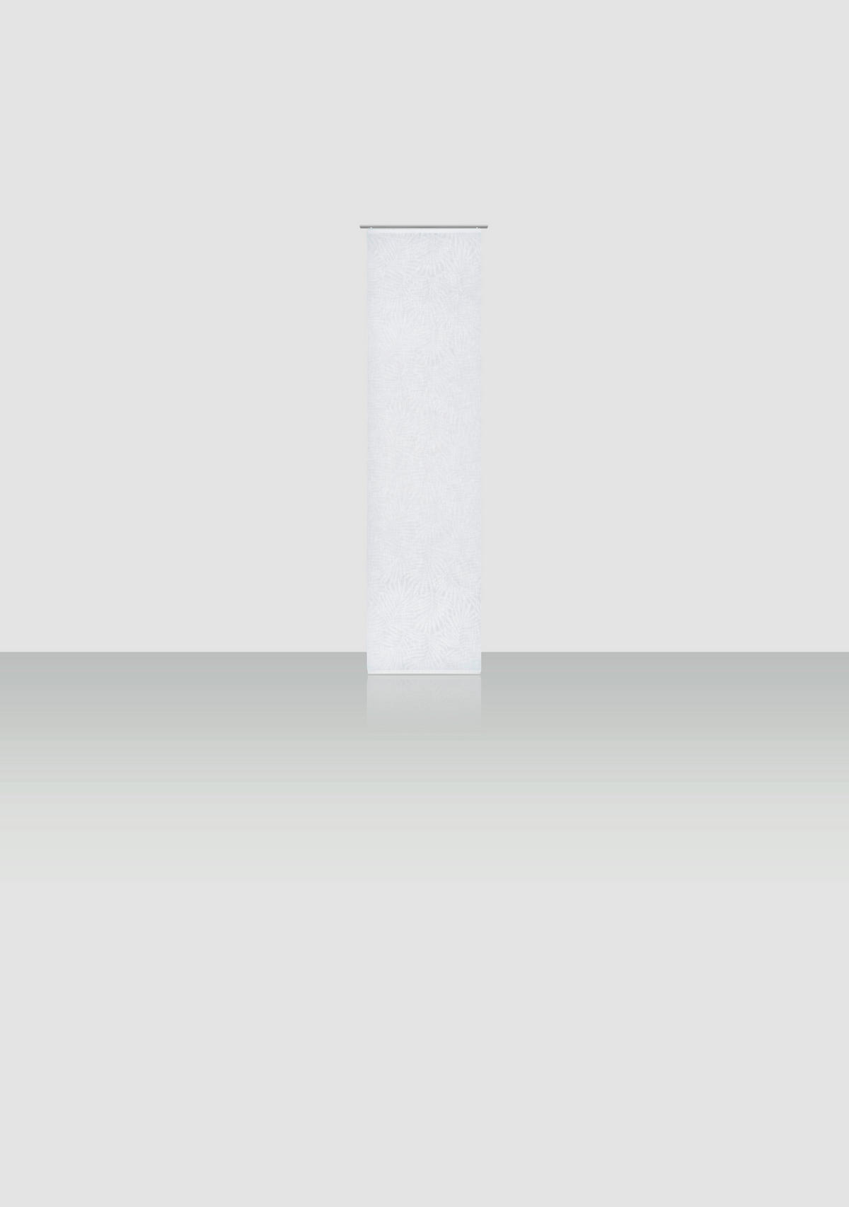 PANELNA ZAVESA    60/260 cm  - bela, Design, tekstil (60/260cm) - Novel