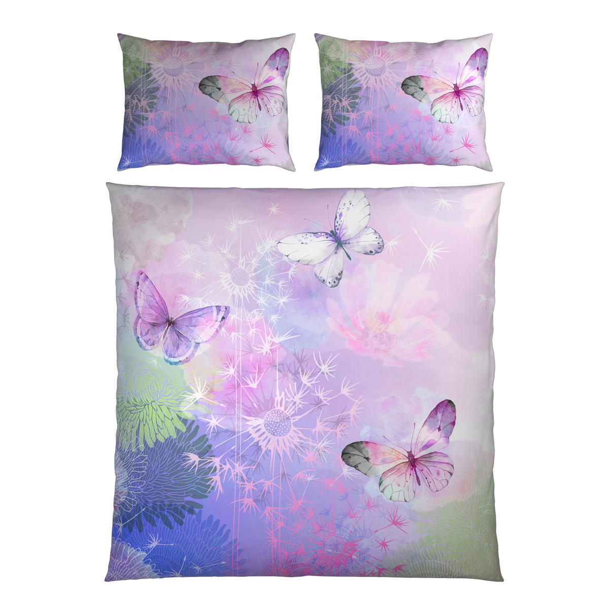 POSTELJINA SA DVA LICA 200/200 cm saten lila  - lila, tekstil (200/200cm) - Esposa