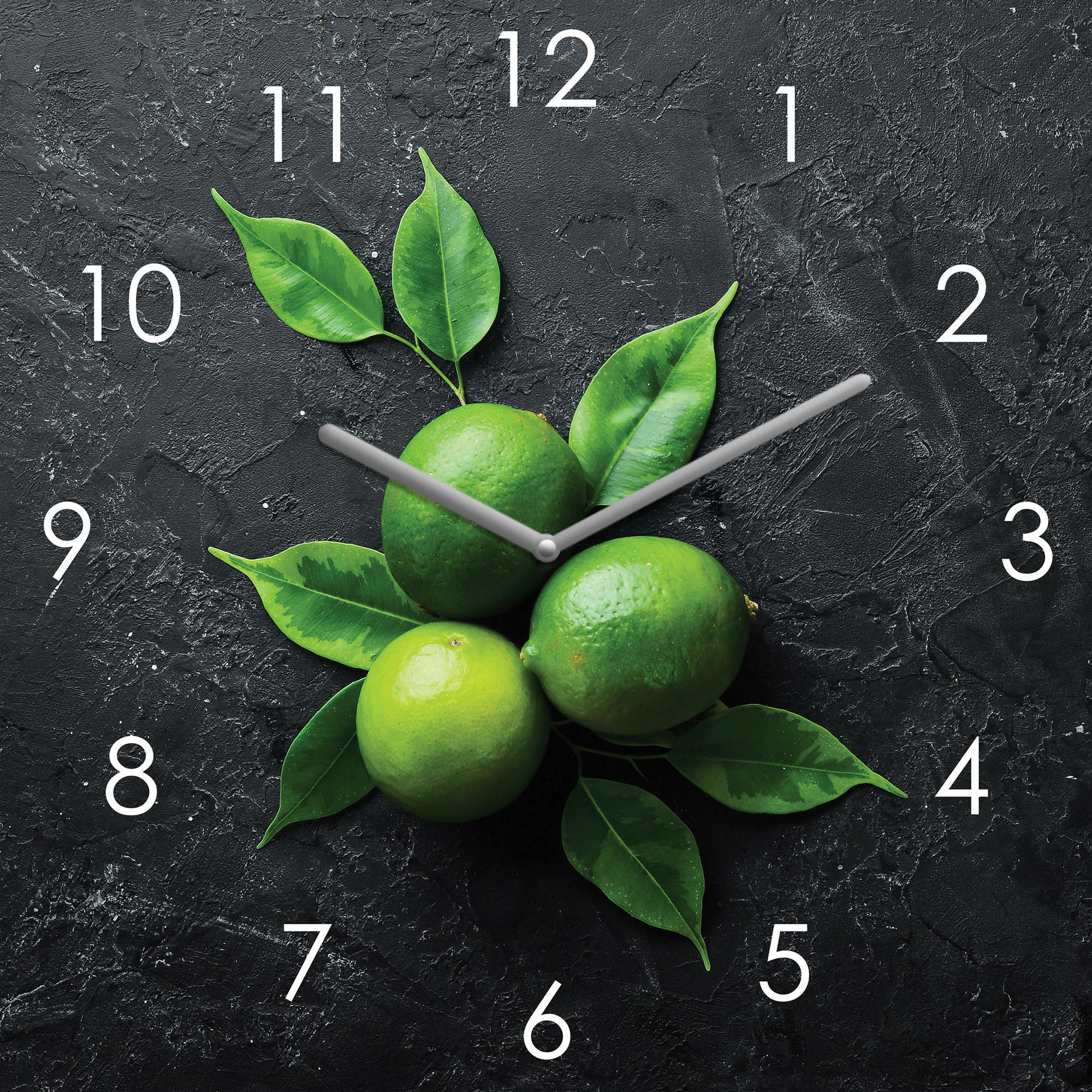 NÁSTĚNNÉ HODINY, vícebarevná, 30/30/3,1 cm - vícebarevná, Design, sklo (30/30/3,1cm) - Euroart