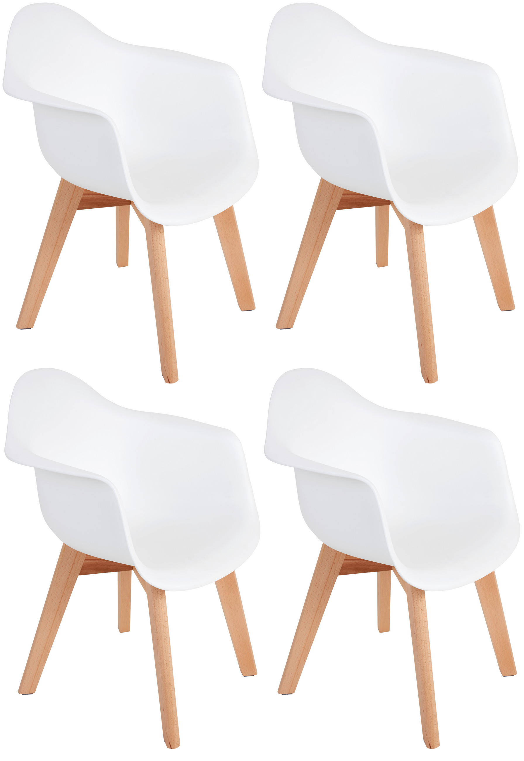 Kinderstuhl Bambino Echtholz Buchef./weiß Sitzhöhe 32,5 Cm