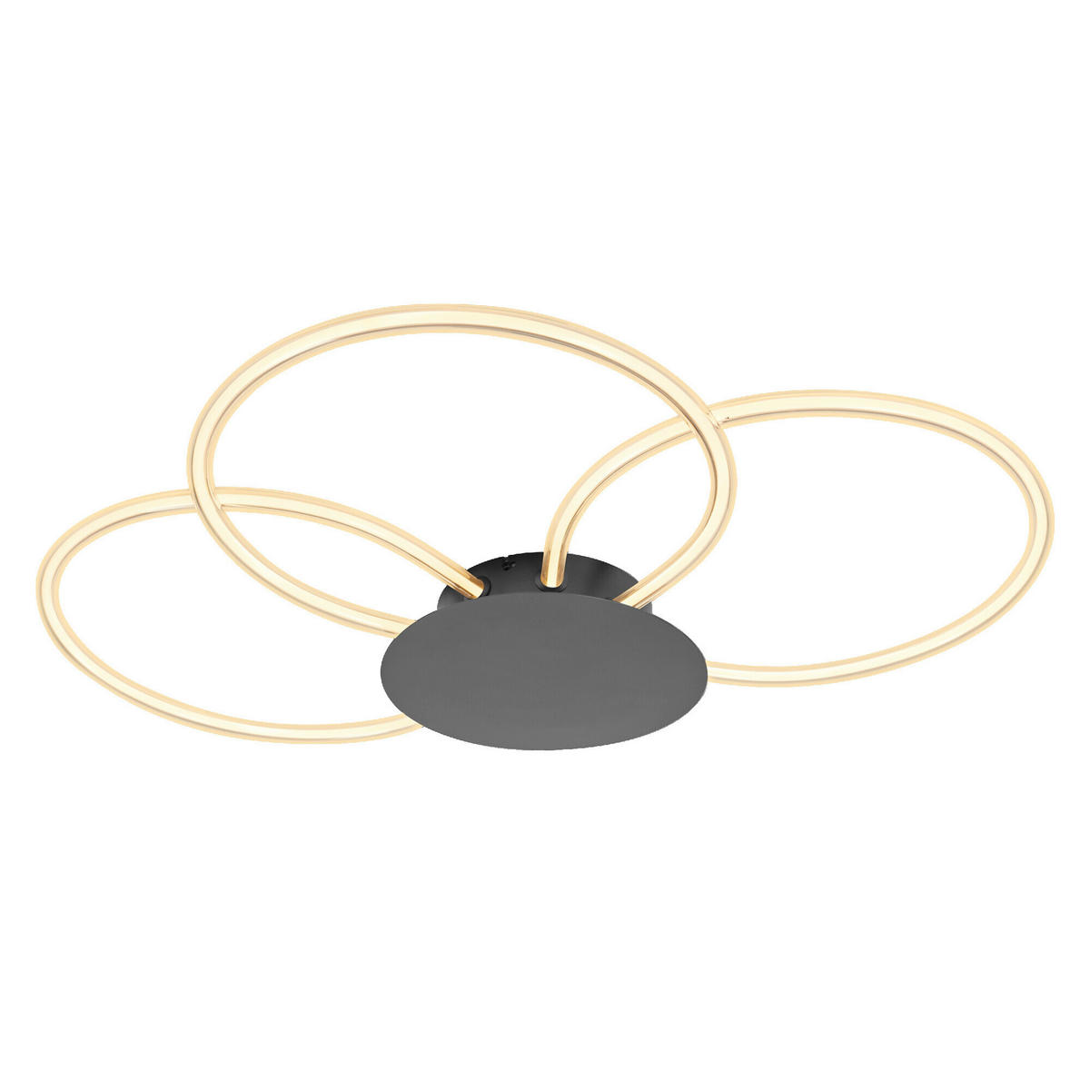 LED-DECKENLEUCHTE 7.5/91.3 cm   - Dunkelgrau, Design, Kunststoff (7.5/91.3cm) - Osram