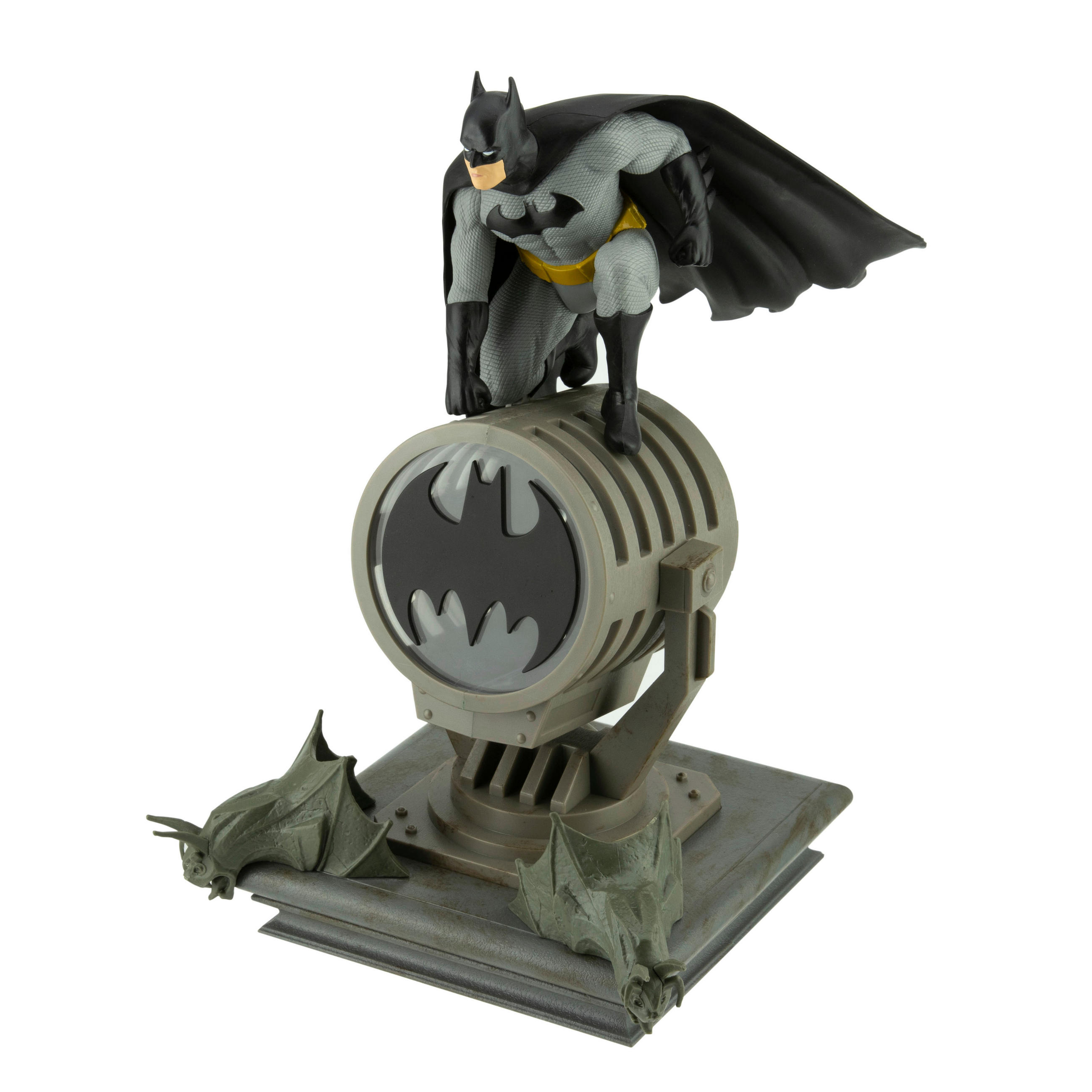 LED-DEKOLEUCHTE Batman 23.5/18.4/28 cm   - Schwarz/Weiß, Basics, Kunststoff (23.5/18.4/28cm) - DC