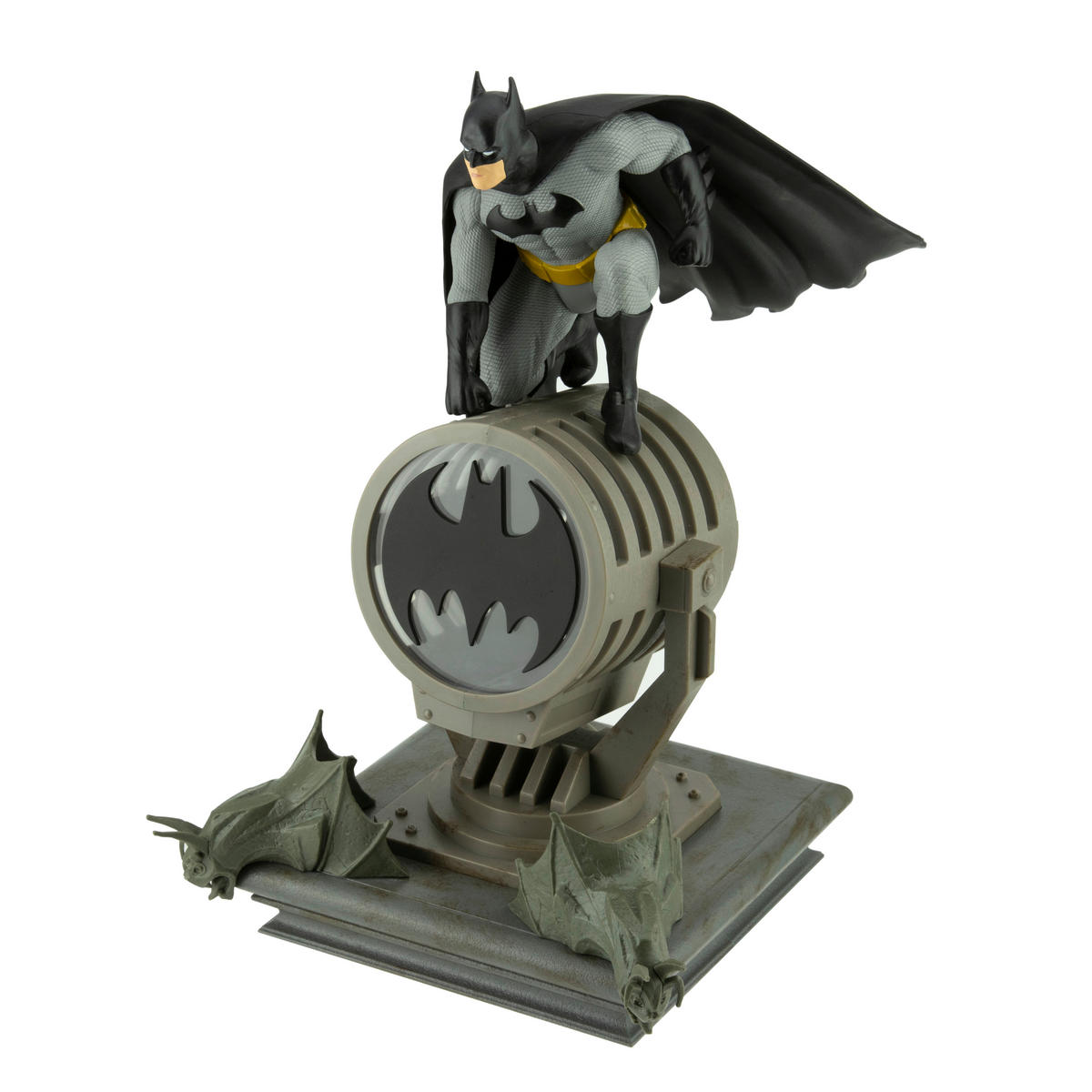 LED-DEKOLEUCHTE Batman 23.5/18.4/28 cm   - Schwarz/Weiß, Basics, Kunststoff (23.5/18.4/28cm) - DC