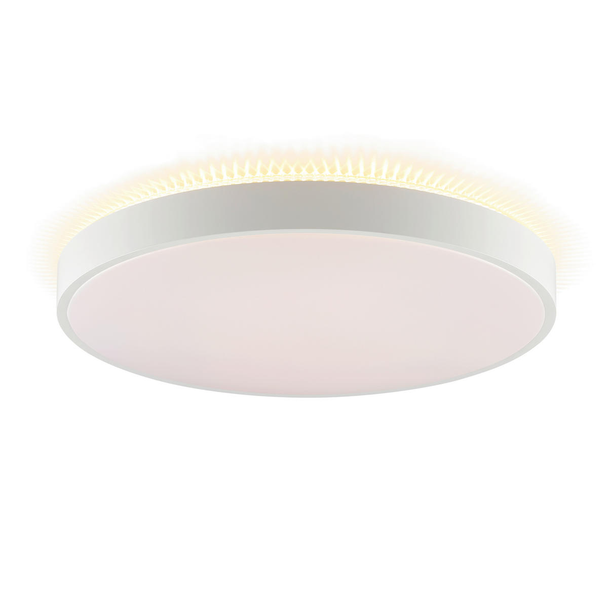 LED-DECKENLEUCHTE Solistra 54,5/9,5 cm   - Weiß, KONVENTIONELL, Kunststoff/Metall (54,5/9,5cm) - Brilliant