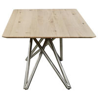 ESSTISCH - Wildeiche, Design, Holz/Metall (220/100/76cm) - Musterring