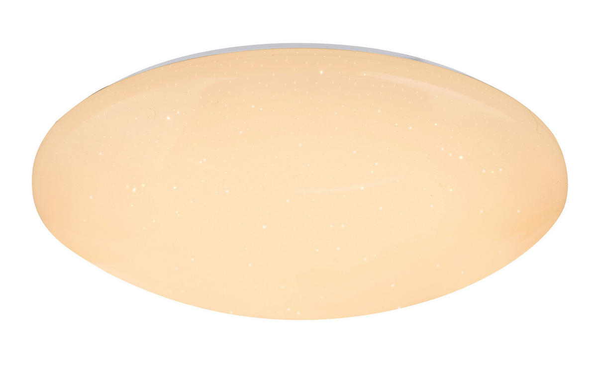 LED-DECKENLEUCHTE 48 W  50/12 cm    - Weiss/Opal, Basics, Kunststoff/Metall (50/12cm) - Globo