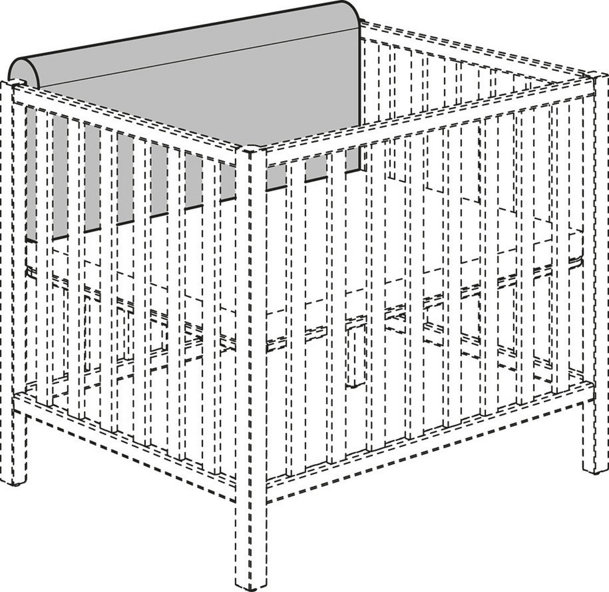 LAUFGITTEREINLAGE Scotty   - Pastellgrün, Basics, Textil (88,0/36,0/10,0cm) - Paidi