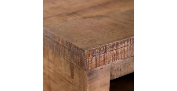 NACHTSCHRANK 43/65/38,5 cm Mangoholz massiv - Schwarz/Naturfarben, LIFESTYLE, Holz (43/65/38,5cm) - Landscape