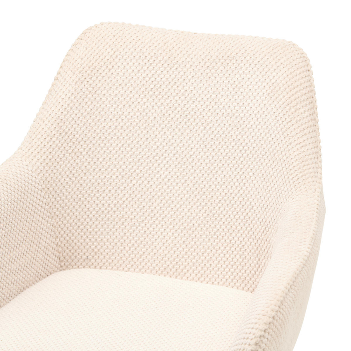 ARMLEHNSTUHL  in Eisen Webstoff  - Beige, KONVENTIONELL, Textil/Metall (56/81/61cm) - MID.YOU