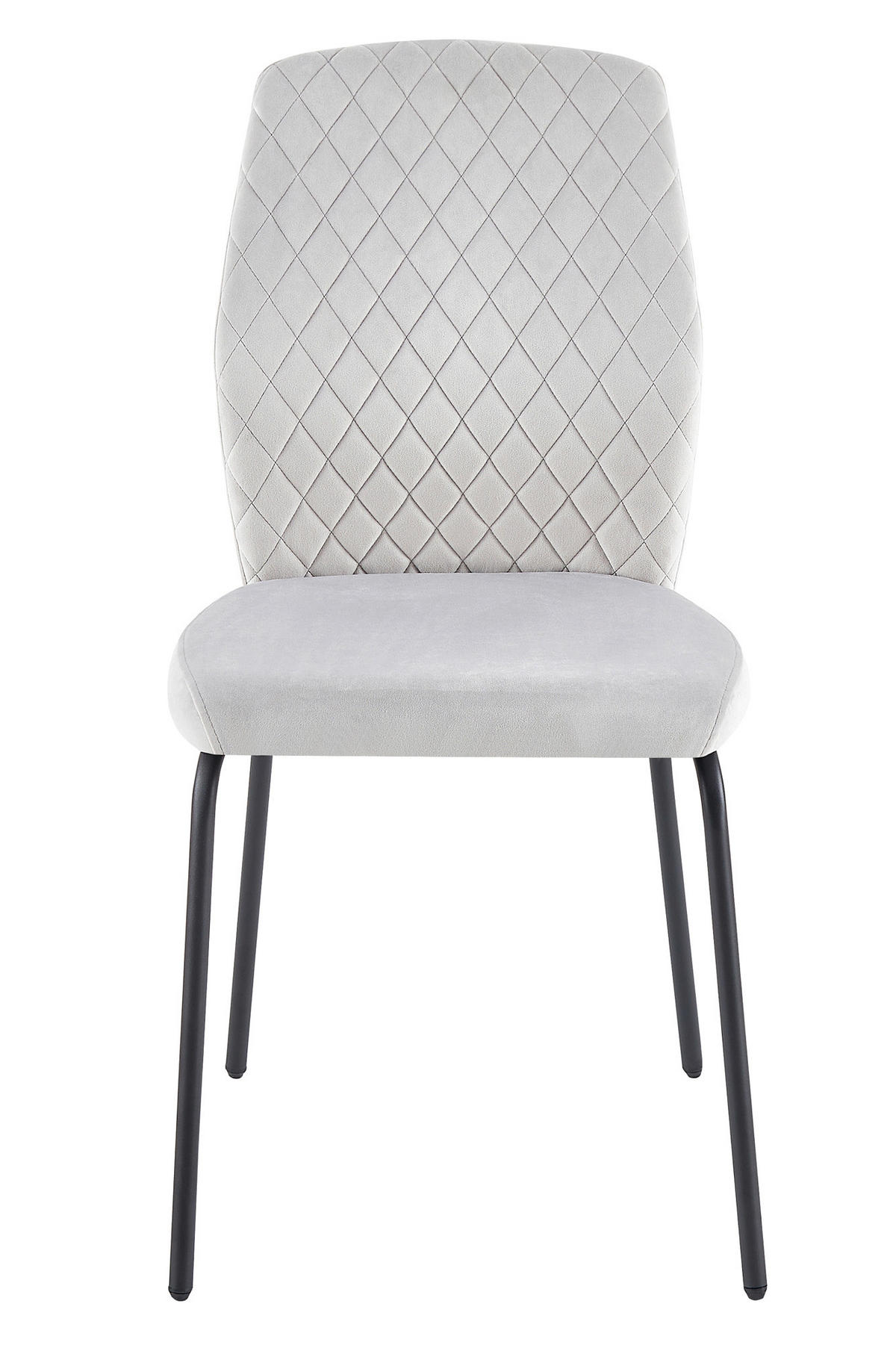 SADA STOLIČIEK 2 kus - čierna/svetlosivá, Modern, kov/textil (46,5/92/56,5cm) - Livetastic