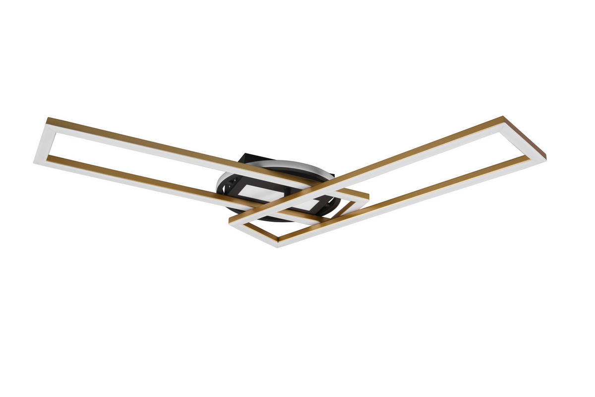 LED-DECKENLEUCHTE 90,5/24,5/8,5 cm   - Messingfarben, Basics, Metall (90,5/24,5/8,5cm)