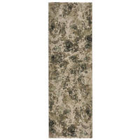 TKANÝ KOBEREC, 80/240 cm, světle šedá, tmavě šedá, olivově zelená - světle šedá/tmavě šedá, Design, textil (80/240cm) - Novel