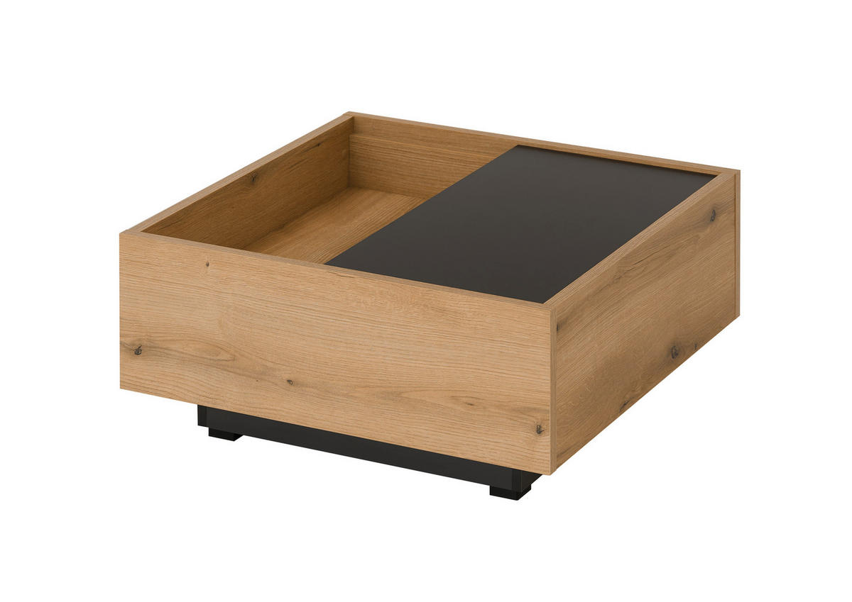 COUCHTISCH in Holzwerkstoff 76/35/75 cm  - Eichefarben/Graphitfarben, Design, Holzwerkstoff (76/35/75cm) - MID.YOU