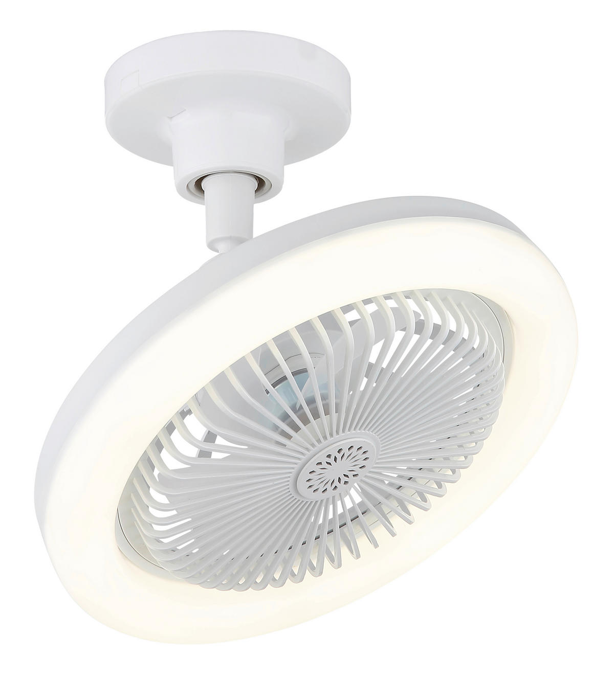 VENTILATOR STROPNI  bijela, prozirno   bijela  LIDEA  - bijela/prozirno, Design, plastika (25,8/21,7cm)