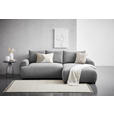 ECKSOFA Dunkelgrau Webstoff  - Dunkelgrau/Schwarz, MODERN, Kunststoff/Textil (265/175cm) - Carryhome