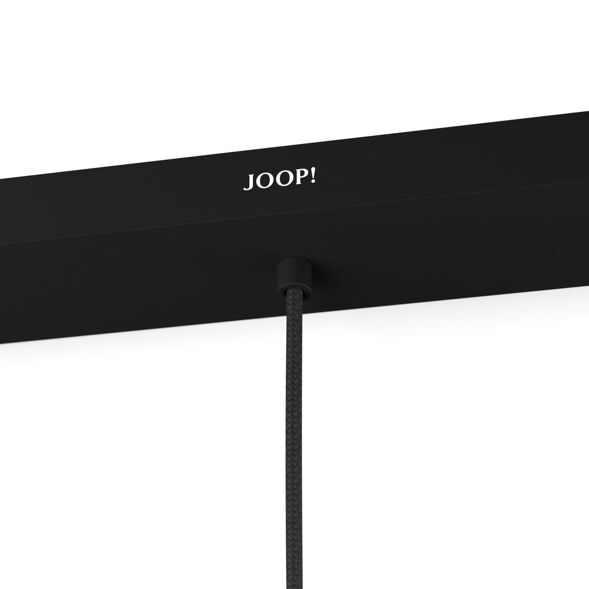 SVJETILJKA VISEĆA    107/25/110 cm    Curve lights  - siva/prozirno, Lifestyle, staklo/metal (107/25/110cm) - Joop!
