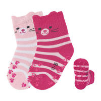 KRABBELSÖCKCHEN 2er Pack - Rosa, Basics, Textil (17/18null) - Sterntaler