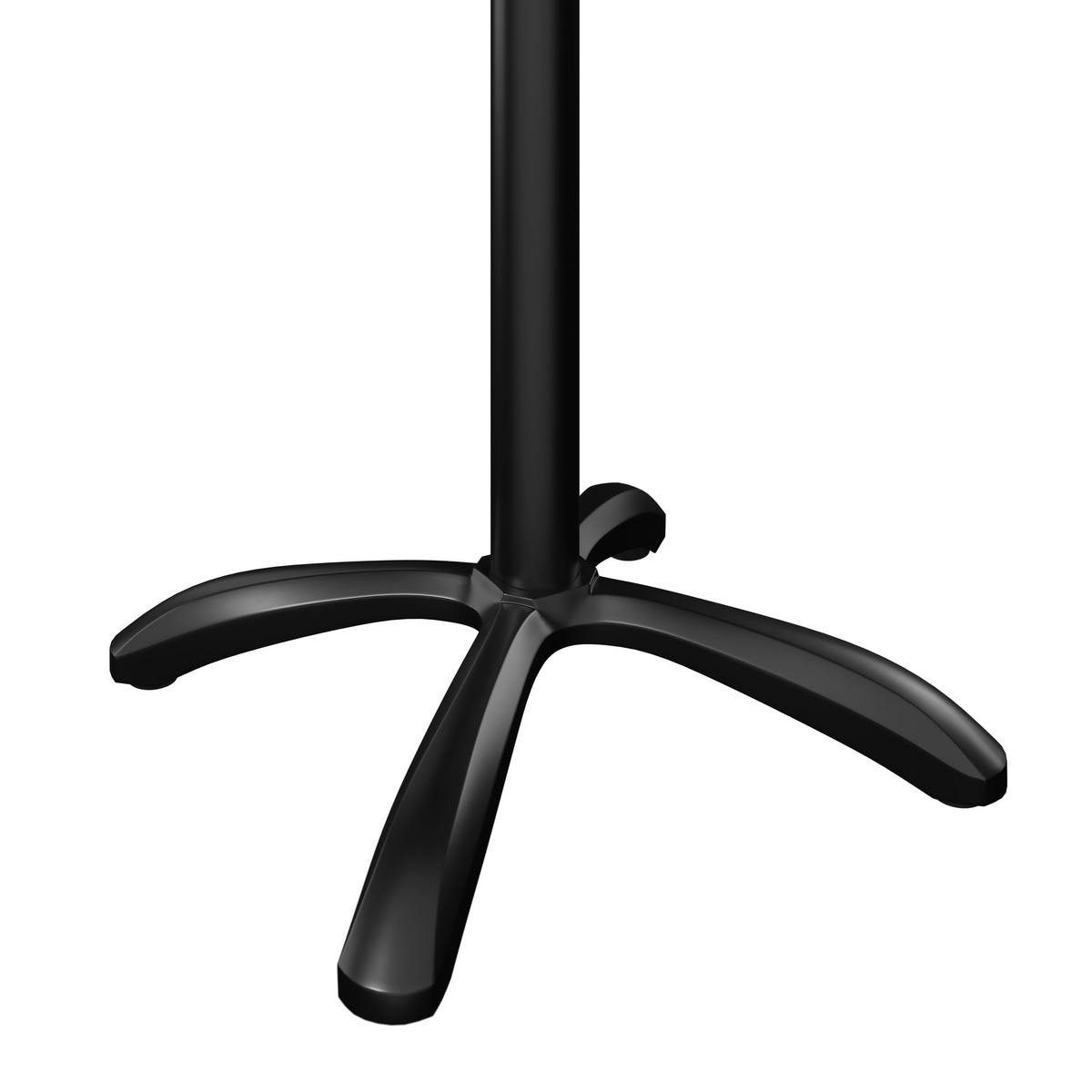 BALKONTISCH 60/60/74 cm  - Anthrazit, KONVENTIONELL, Stein/Metall (60/60/74cm) - Ambia Garden