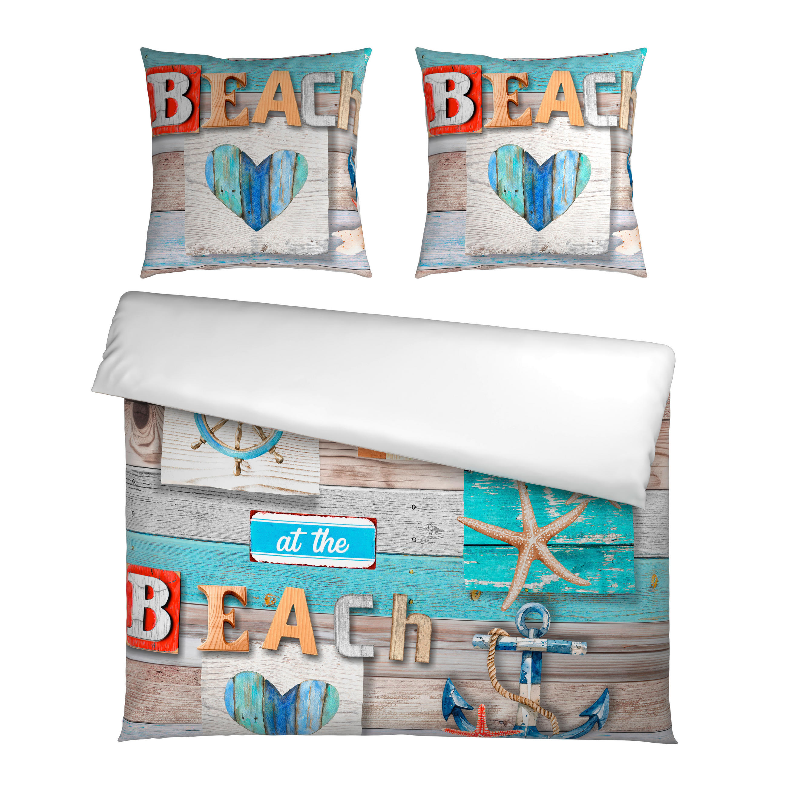 WENDEBETTWÄSCHE Satin 200/200 cm  - Multicolor, Textil (200/200cm) - Esposa