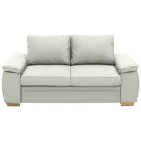 SCHLAFSOFA Chenille Weiß  - Eiche Bianco/Weiß, KONVENTIONELL, Holz/Textil (196/90/100cm) - Beldomo Style
