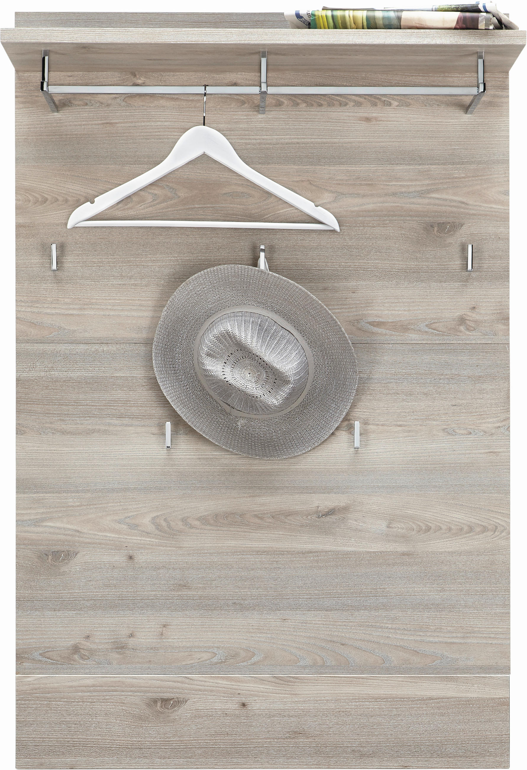 PANOU CUIER 85/128/30 cm  - culoare stejar argintiu, Design, material pe bază de lemn (85/128/30cm) - Voleo