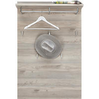 GARDEROBNI PANEL  boje srebrnog hrasta   drvni materijal  - boje srebrnog hrasta, Design, drvni materijal (85/128/30cm) - Xora