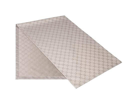 TISCHLÄUFER CORNFLOWER ALLOVER 50/160 cm  - Sandfarben, Basics, Textil (50/160cm) - Joop!