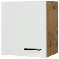 KÜCHENOBERSCHRANK 50/54,8/32 cm  in Magnolie, Eichefarben  - Eichefarben/Magnolie, KONVENTIONELL, Holzwerkstoff/Metall (50/54,8/32cm) - FlexWell