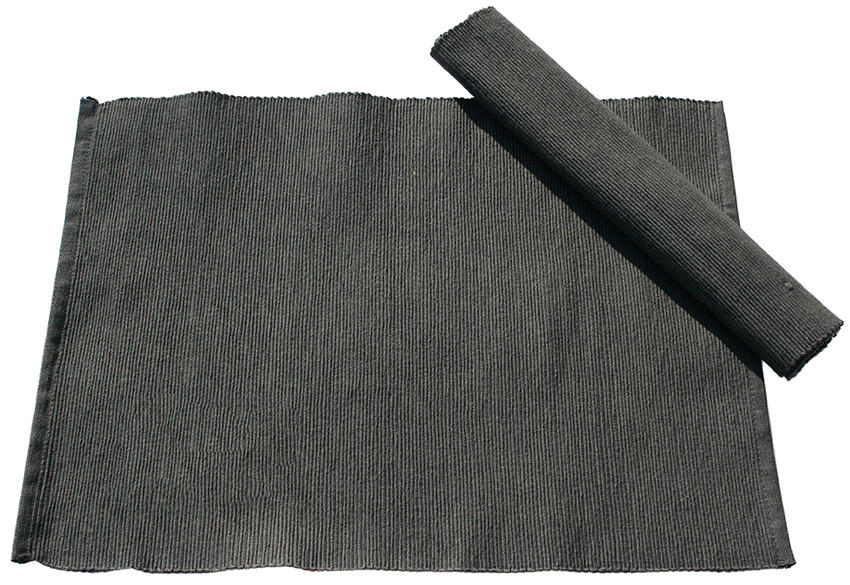 ÉTKEZŐALÁTÉT 35/45 cm textil  - sötétszürke, Basics, textil (35/45cm)