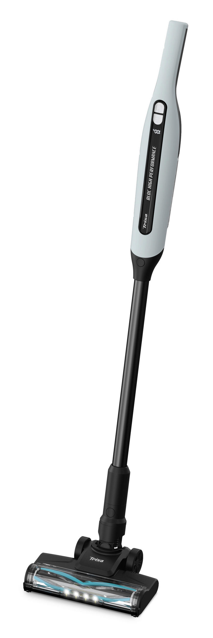 AKKU-HANDSTAUBSAUGER - Hellgrau/Schwarz, Basics, Kunststoff (12.50/26.50cm) - Trisa Electronics