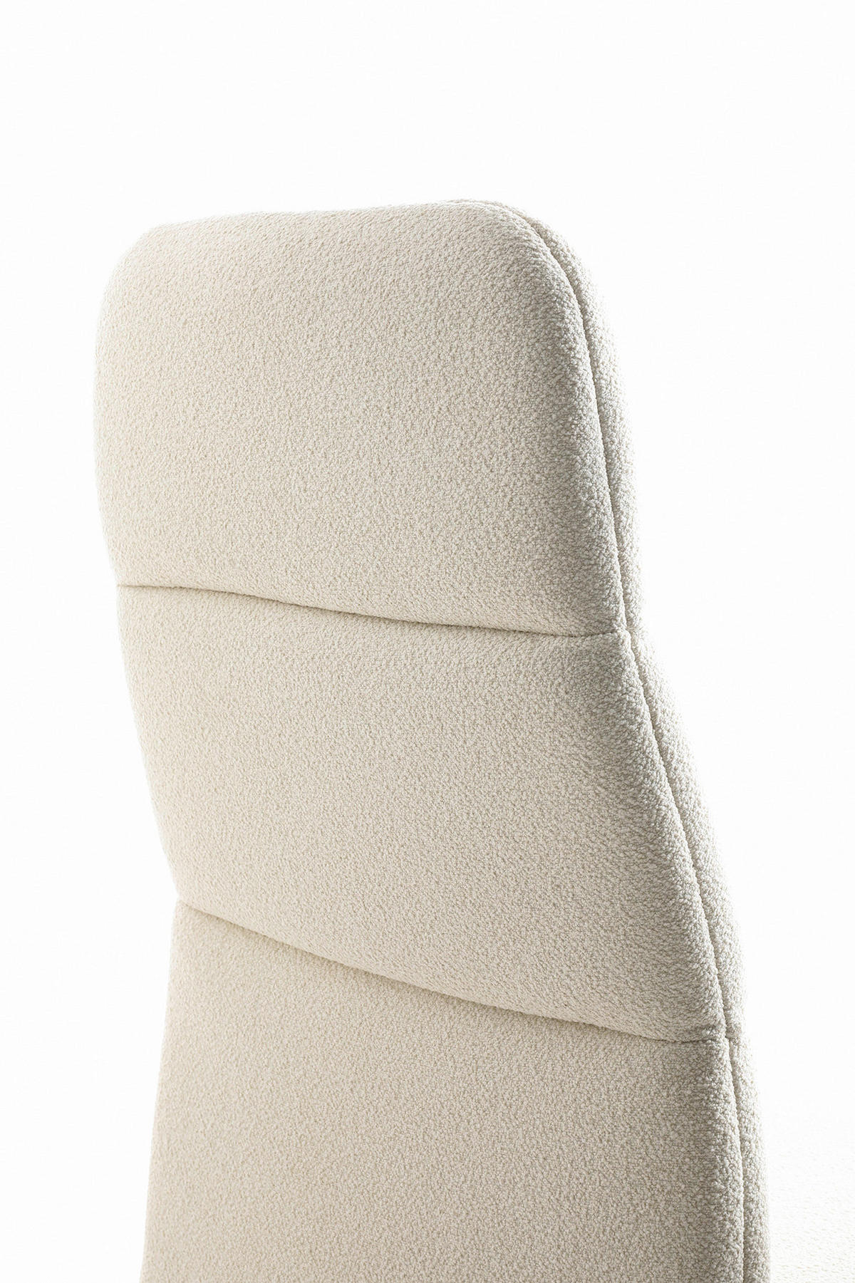 DREHSTUHL Velours Weiß, Beige  - Beige/Schwarz, MODERN, Kunststoff/Textil (71/111-120/58-62cm) - Topstar