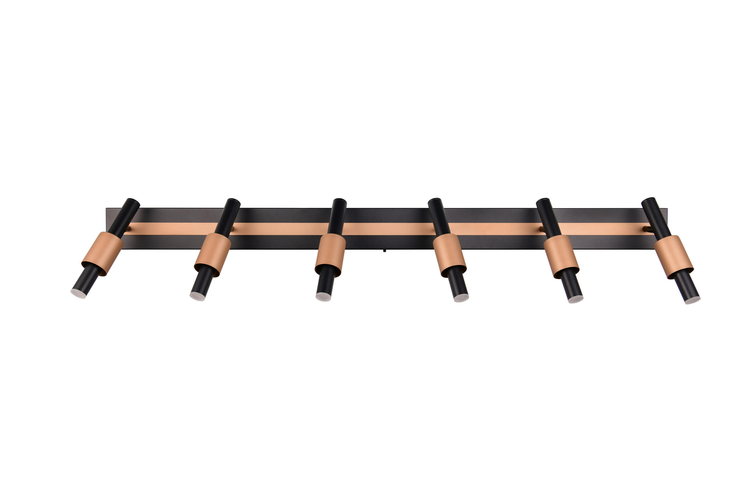 LED-STRAHLER 115/20/9 cm   - Schwarz/Braun, Basics, Metall (115/20/9cm)
