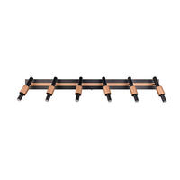LED-STRAHLER 115/20/9 cm   - Schwarz/Braun, Basics, Metall (115/20/9cm)