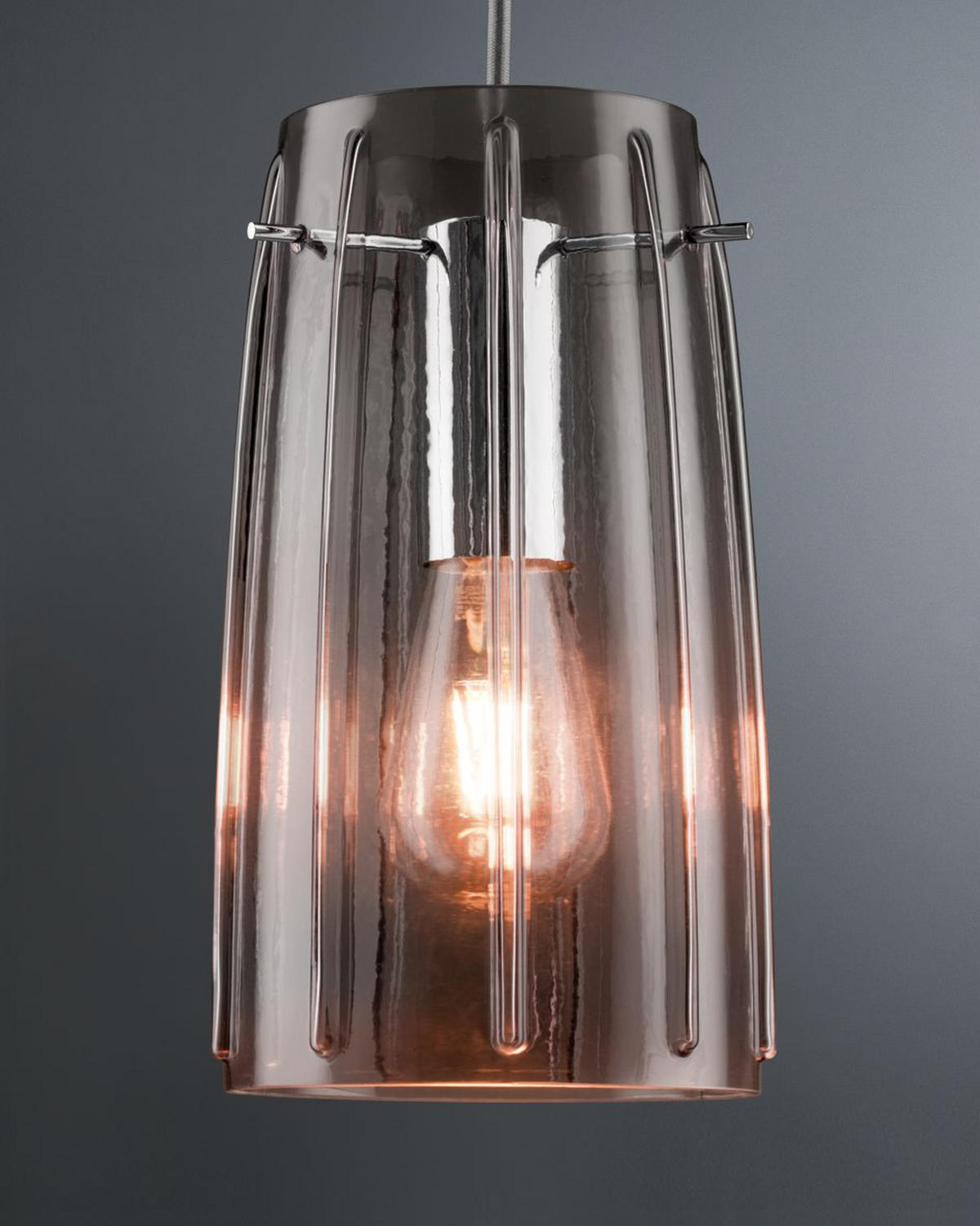 SCHIENENSYSTEM-LEUCHTENSCHIRM URail   - Design, Glas (28cm) - Paulmann