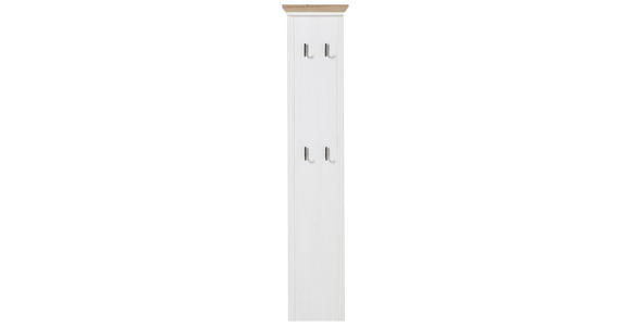 GARDEROBE 4-teilig  in 223/204/41 cm  - Weiß/Eiche Artisan, ROMANTIK / LANDHAUS, Holzwerkstoff (223/204/41cm) - Landscape