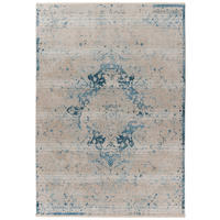VINTAGE-TEPPICH 160/230 cm Dilan 200 Blau  - Blau, KONVENTIONELL, Textil (160/230cm)