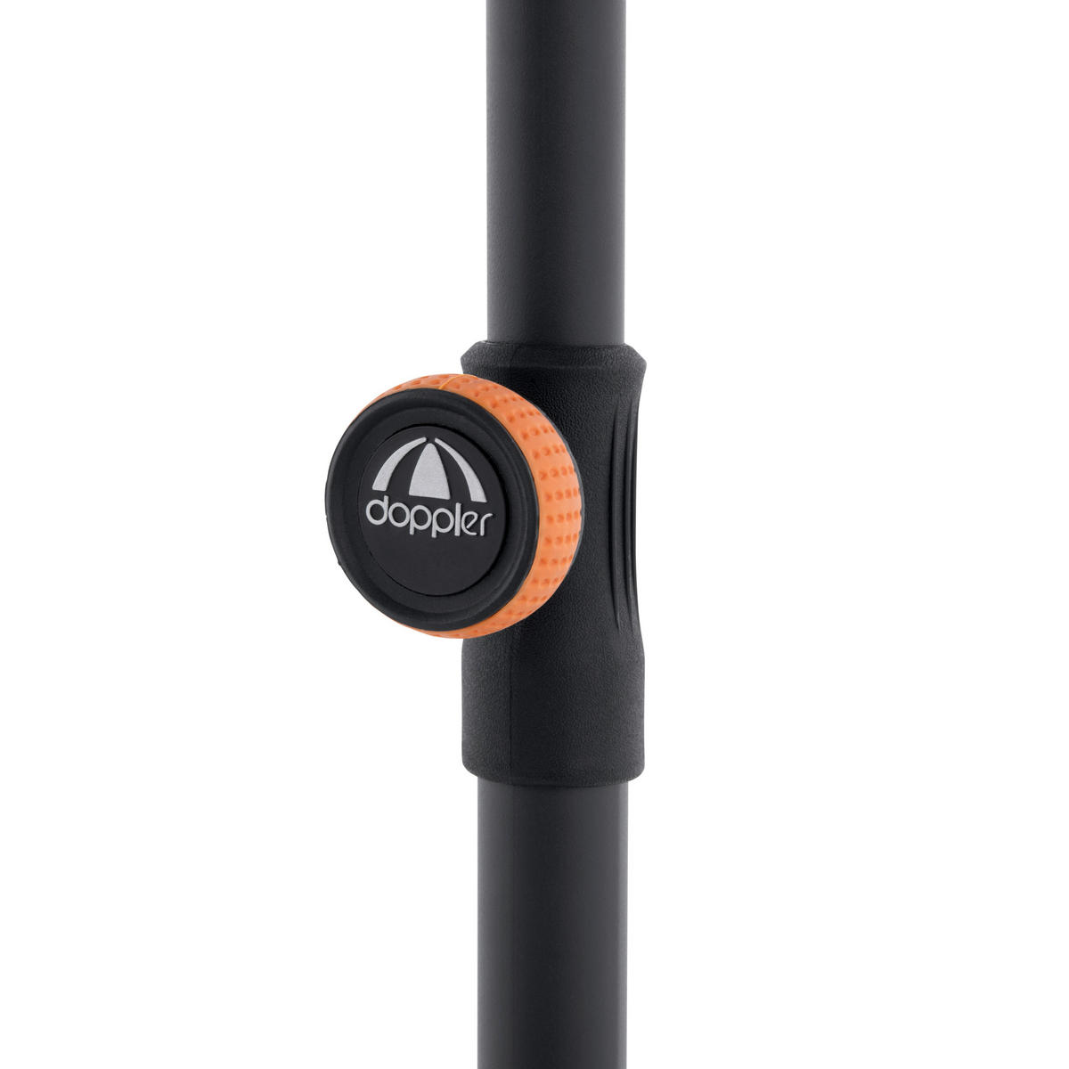 SENČNIK - oranžna/antracit, Basics, kovina/tekstil (190/125cm) - Doppler