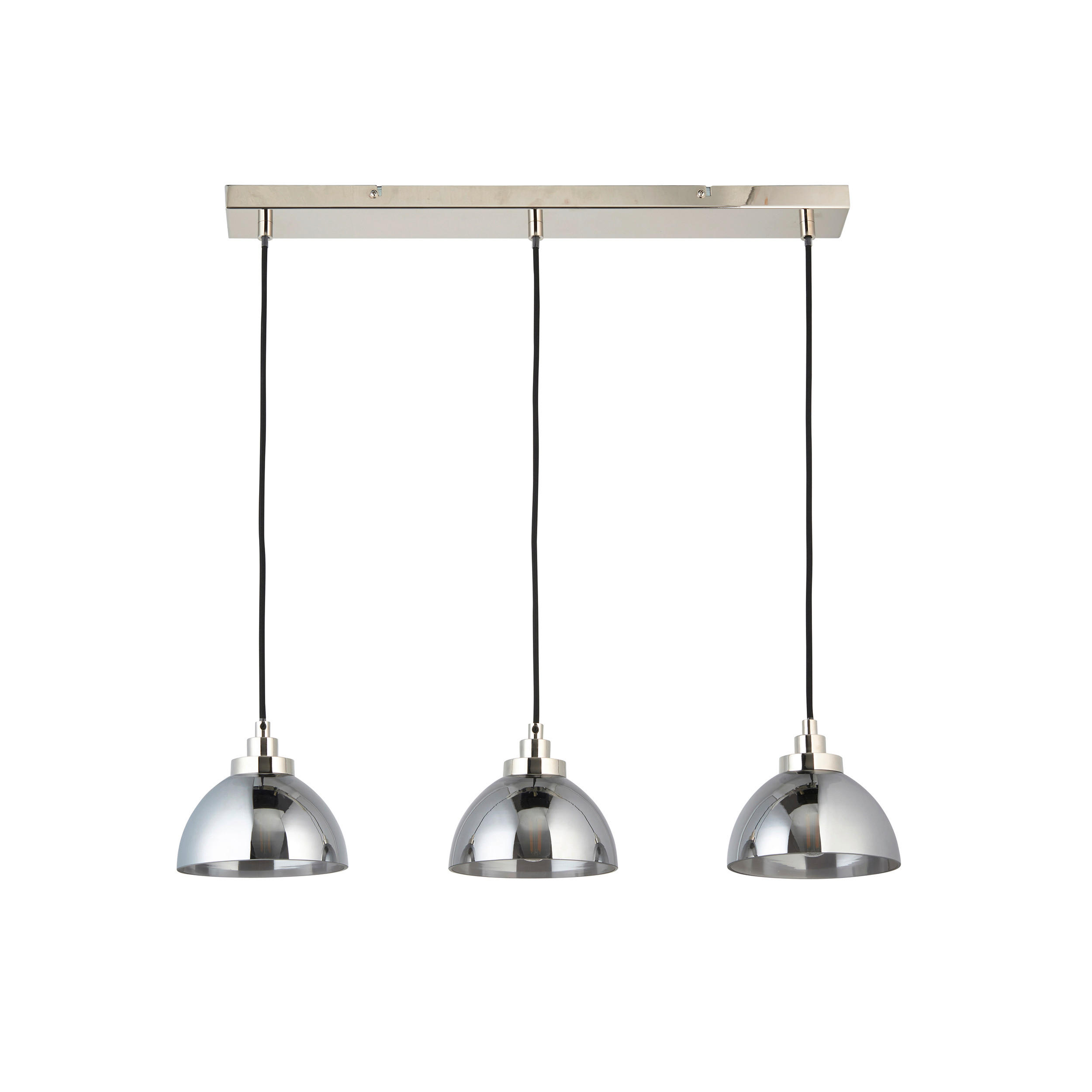 HÄNGELEUCHTE Endon Caspa 70/16/138 cm   - Chromfarben, Basics, Glas (70/16/138cm) - ENDON