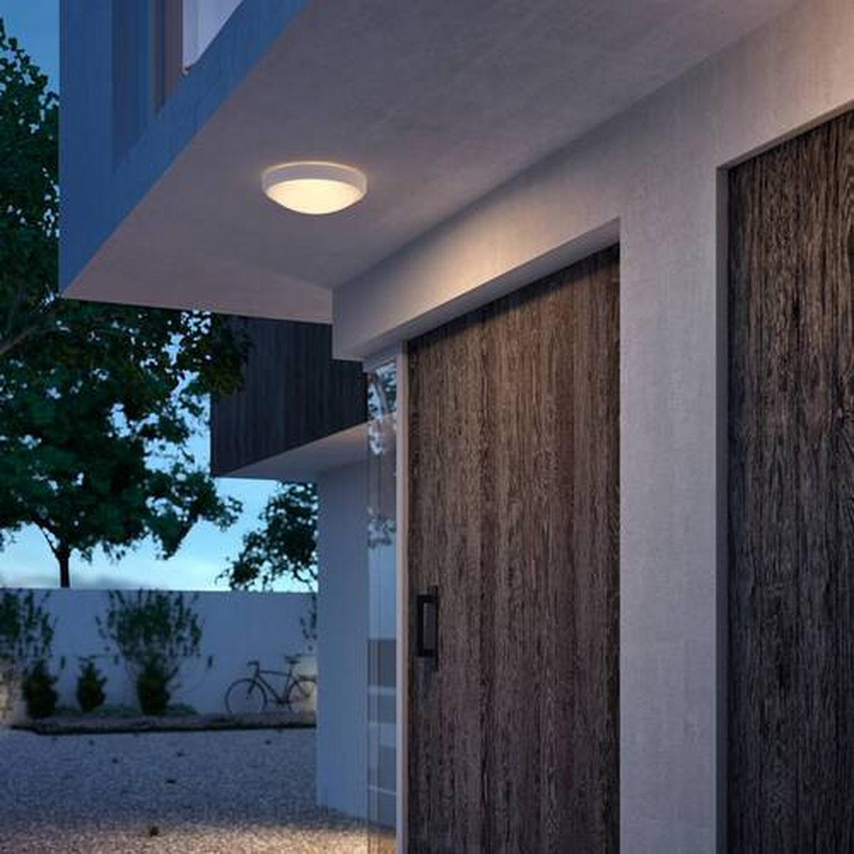 LED-DECKENLEUCHTE Doris 22/7 cm   - Weiß, Basics, Metall (22/7cm) - Philips