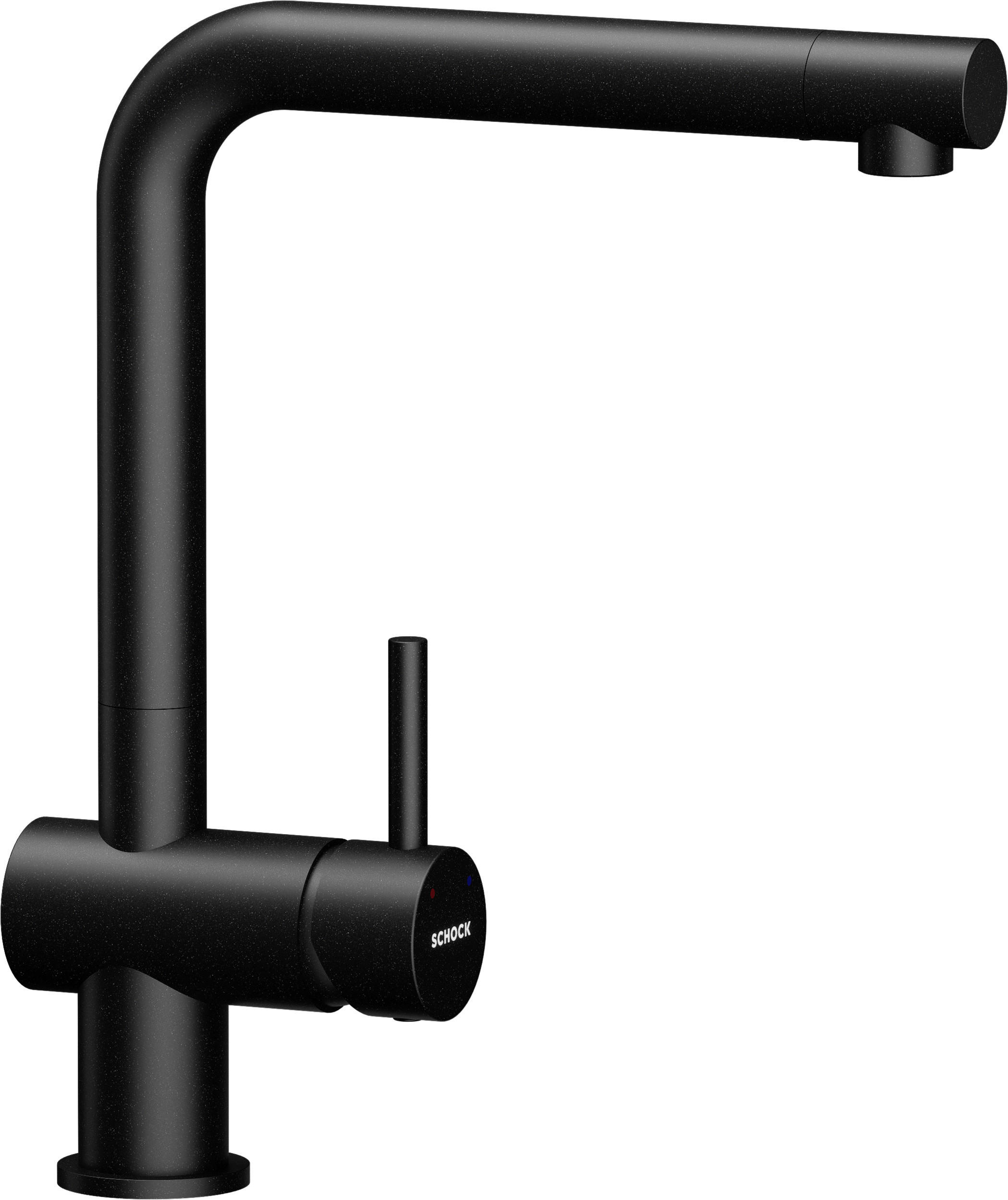 Schock Küchenarmatur Epos Schwarz 5x31x21.2 cm