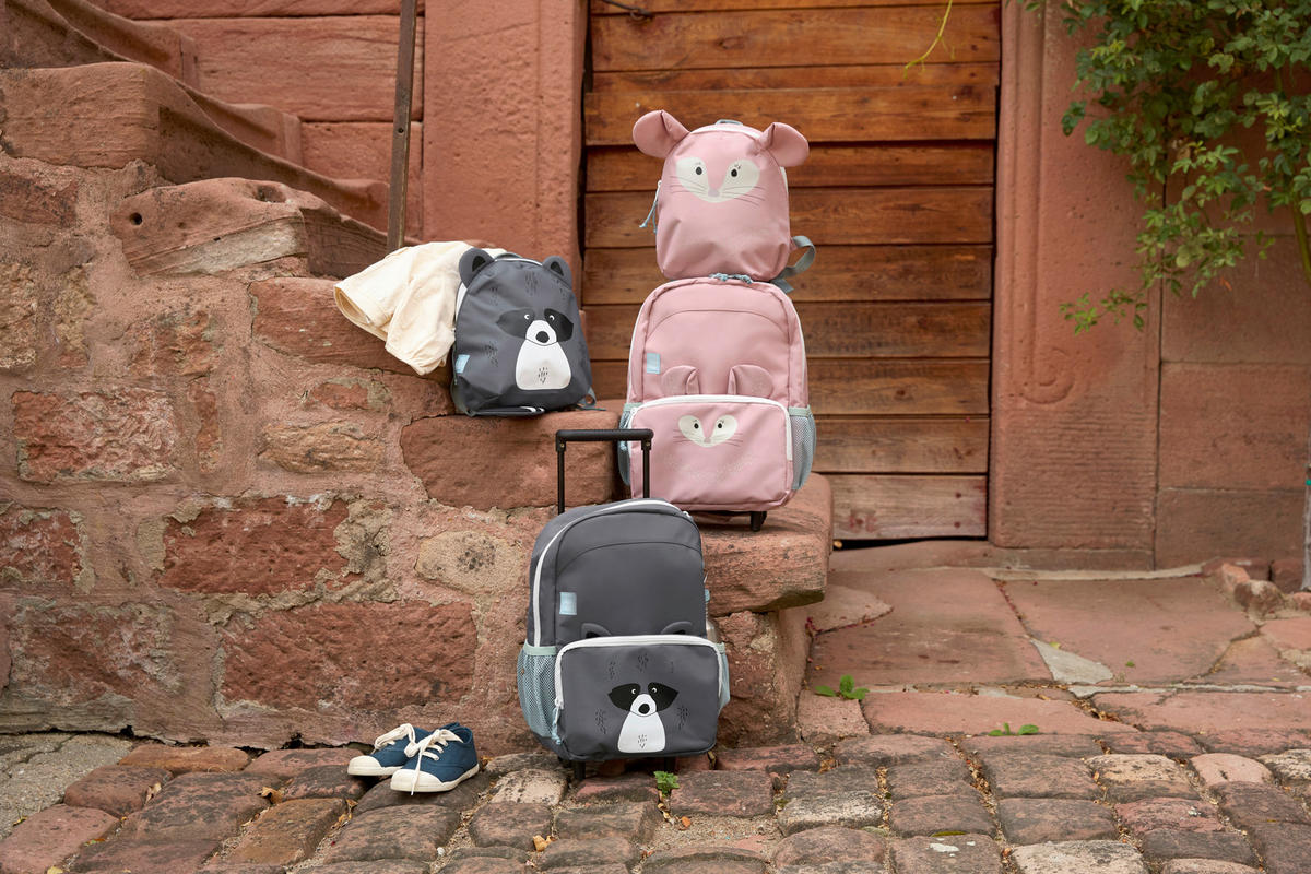 KINDERTROLLEY - Grau, Trend, Kunststoff/Textil (25/16/39cm) - Lässig
