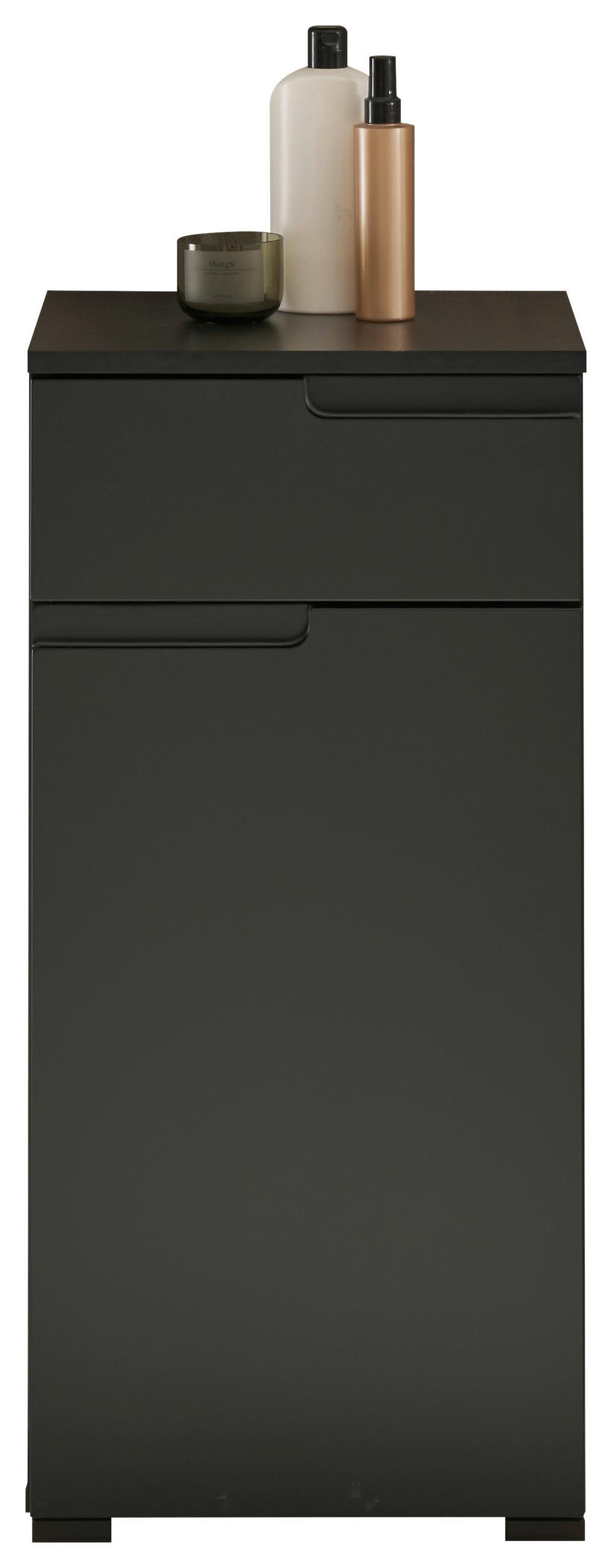UNTERSCHRANK 40/85,5/32 cm  - Schwarz, MODERN, Holzwerkstoff/Kunststoff (40/85,5/32cm) - MID.YOU