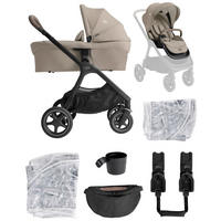 KOMBIKINDERWAGEN Finiti 2in1  - Sandfarben/Schwarz, Basics, Kunststoff/Metall (60/109/87cm) - JOIE SIGNATURE