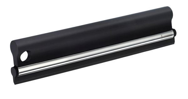 DUSCHABZIEHER - Schwarz, Basics, Kunststoff (24cm) - Smedbo