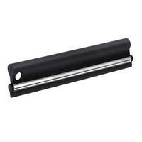 DUSCHABZIEHER - Schwarz, Basics, Kunststoff (24cm) - Smedbo
