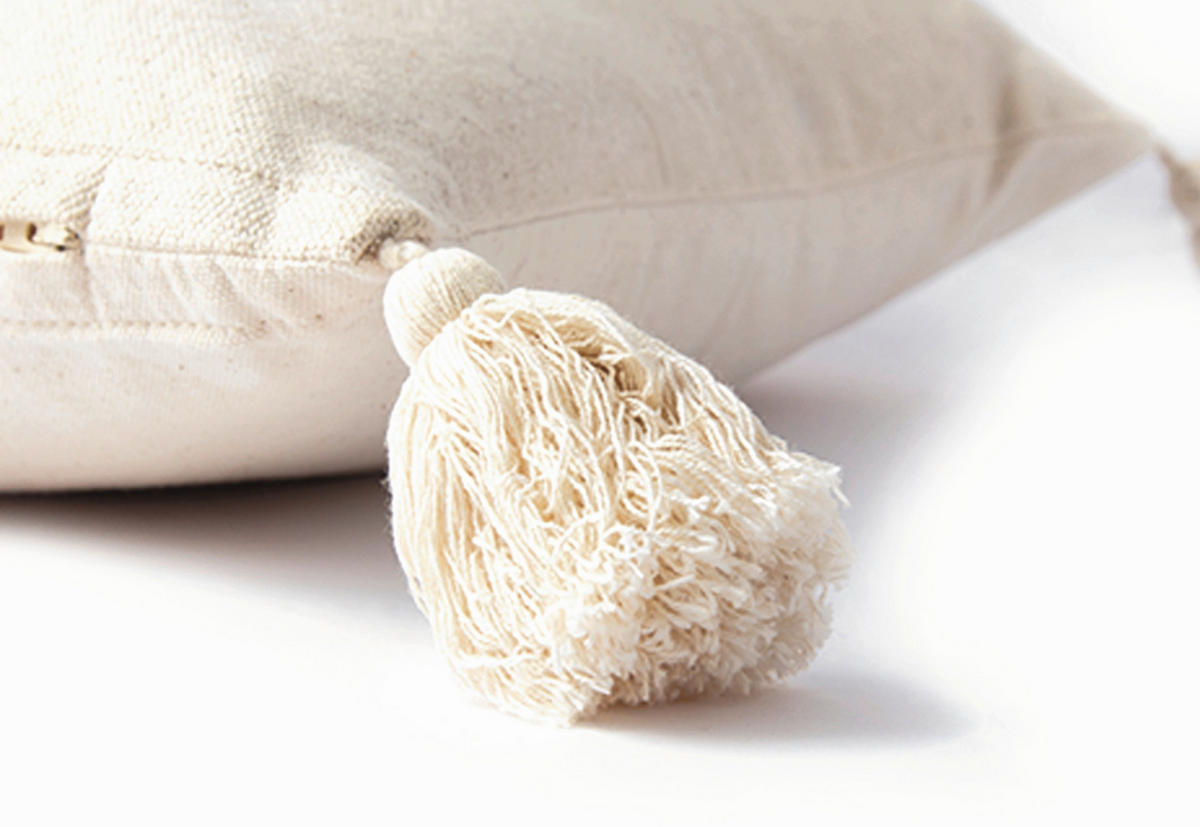 KISSENHÜLLE T-Knot Lines 40/40 cm  - Schwarz/Naturfarben, Trend, Textil (40/40cm) - Tom Tailor