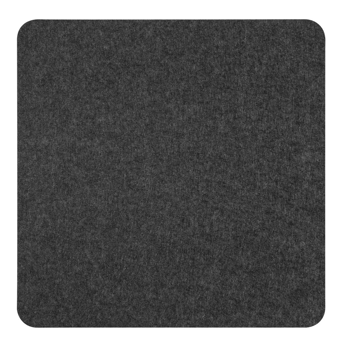 AKUSTIKPANEEL 45/45/2,4 cm  - Anthrazit, Basics, Kunststoff (45/45/2,4cm)