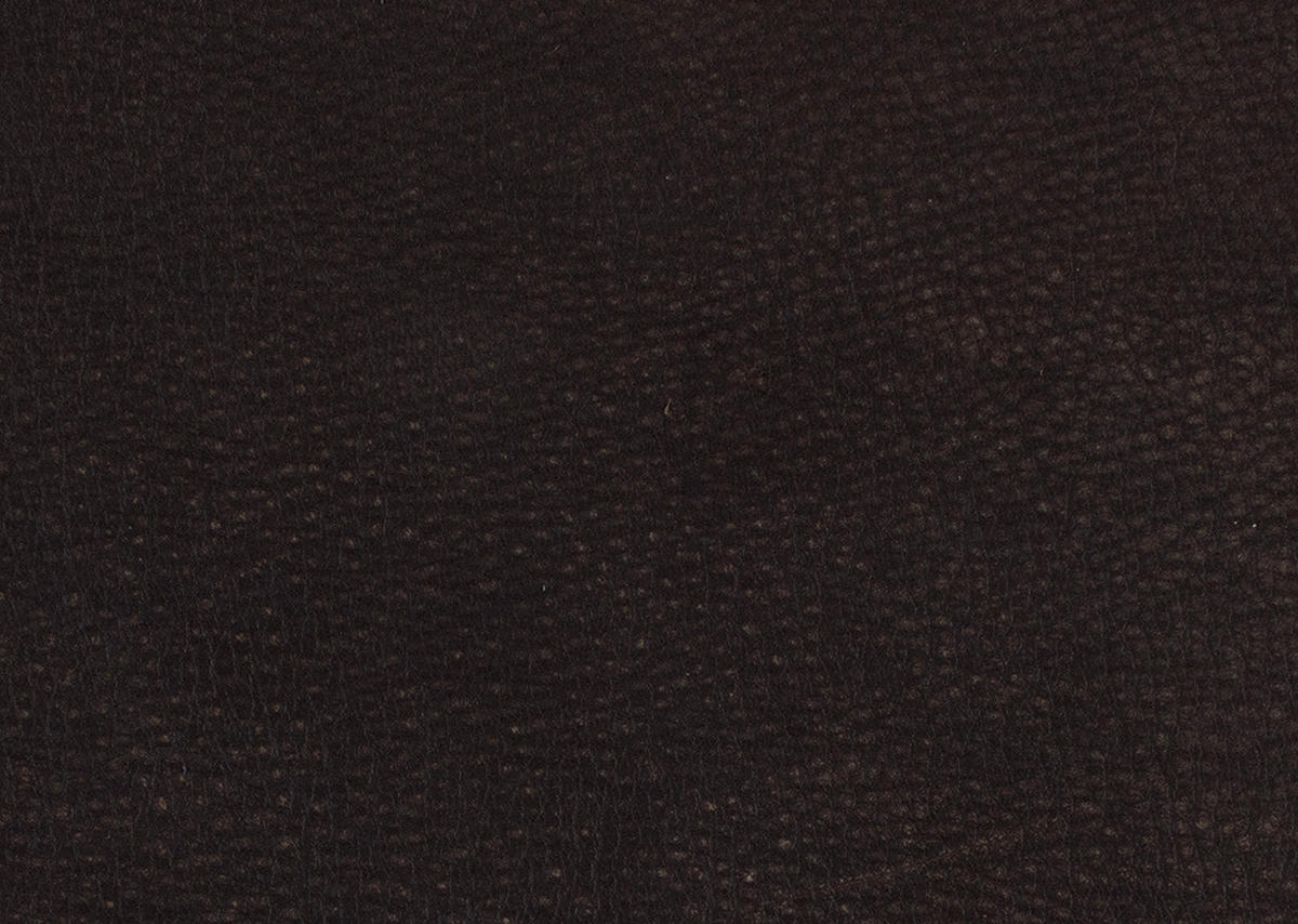 ECKSOFA in Echtleder Dunkelbraun  - Dunkelbraun/Schwarz, Design, Leder/Metall (210/130cm) - Dieter Knoll