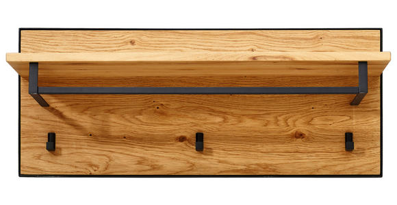 GARDEROBENPANEEL  in 85/30/28 cm  - Eichefarben/Anthrazit, Natur, Holz/Holzwerkstoff (85/30/28cm) - Linea Natura