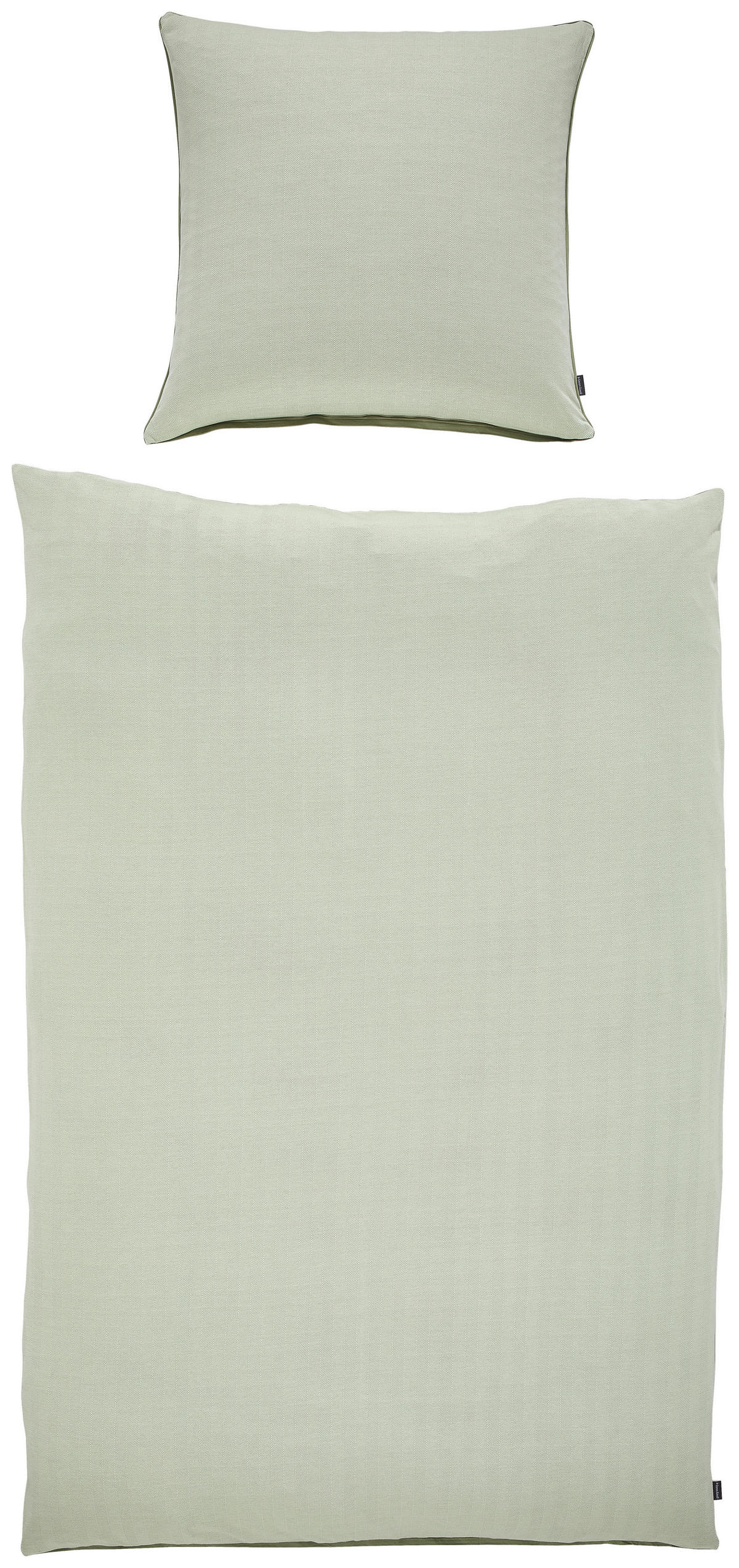 WENDEBETTWÄSCHE 2-teilig 135/200 cm  - Salbeigrün, Textil (135/200cm) - Dieter Knoll